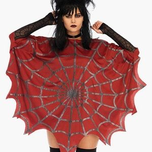 Leg Avenue Glitter Web Poncho